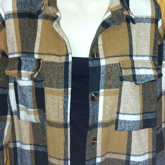 Plaid Shacket - Picture 2 of 4